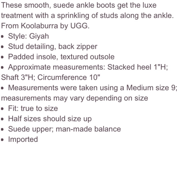 🌺 Koolabura by Ugg Suede Ankle Boot 🌺 - Picture 9 of 15